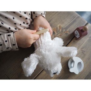 Hund i väska med tillbehör - Jabadabado