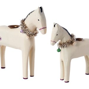 Ljusstake Gammaldags Trähäst -