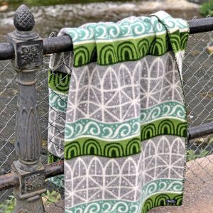 Ullfilt Uppsala, 100% Ull, Grön