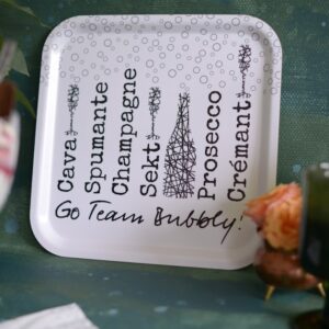 Bricka - Team Bubbly, 32x32 cm