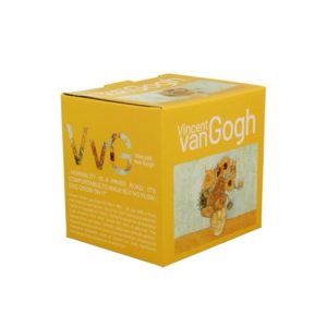 Porslinsmugg med Tesil och Lock - Van Gogh, Solrosor