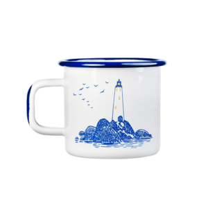 Mumin Emaljmugg, Sailors, Vit - 3,7 dl