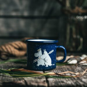 Mumin Emaljmugg - Sailoars, Blå - 2,5 dl