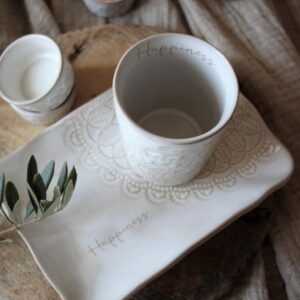 Mugg Happiness, Vit - Majas Cottage