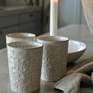 Mugg Happiness, Vit - Majas Cottage