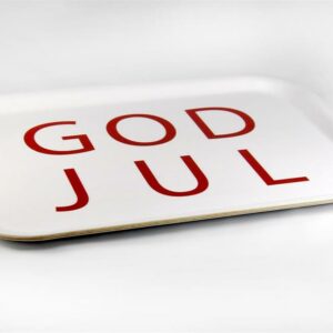 Bricka God Jul - Vit