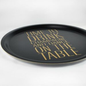 Bricka, Rund - Time to drink