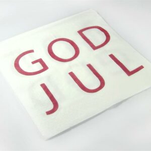 Servett - God Jul, Vit