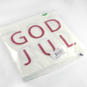 Servett - God Jul, Vit