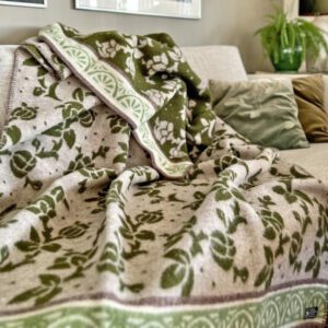 Ullfilt Jugend, Art Nouveau - Grön