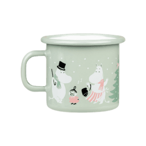 Mumin Emaljmugg - Festlig Stämning, 2,5 dl