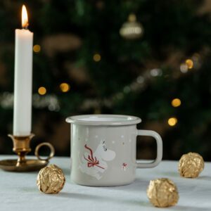 Mumin Emaljmugg - Julklapp, 3,7 dl