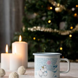 Mumin Emaljmugg - Låt det snöa, 3,7 dl