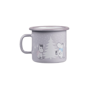 Mumin Emaljmugg - Snöfall