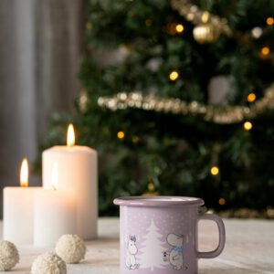 Mumin Emaljmugg - Snöfall