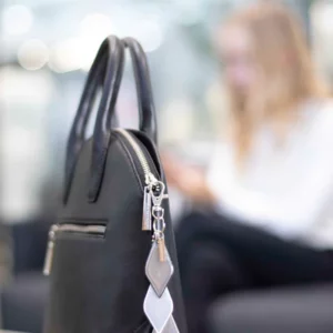 Reflexsmycke - 3 Löv, Svart