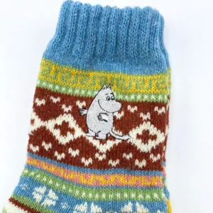 Mumin Stickade Strumpor - Fair Isle, Mumintrollet