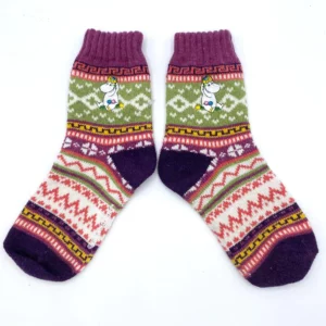 Mumin Stickade Strumpor - Fair Isle, Snorkfröken