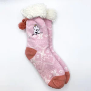 Mumin Teddyfodrade Sockor med Halkskydd - Kram