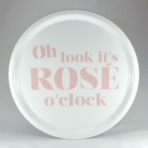 Bricka, Rund - Rosé o´clock