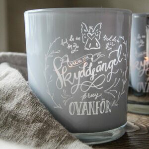 Ljuslykta - Skyddsängel - Majas Cottage