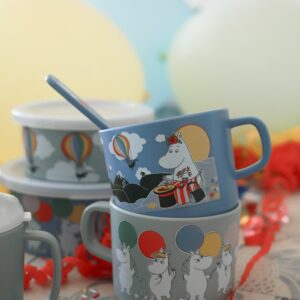 Mumin mugg med handtag - festligheter, landskap
