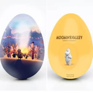 Mumin Påskägg i Plåt - Våreld - 2 storlekar -15/18 cm