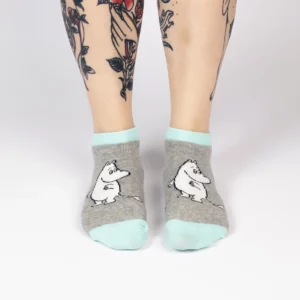 Mumin Ankelstrumpor, Dam - Mumintrollet, Grå