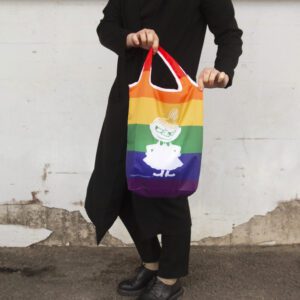 Mumin Shoppingkasse - Lilla My, Randig