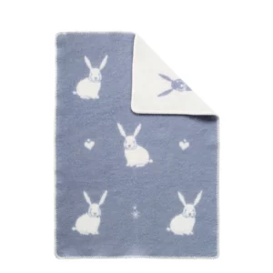 Barnfilt i ull - Kanin