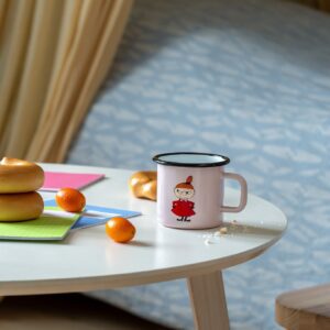 Mumin Emaljumugg - Lilla My, Rosa, 3,7 dl