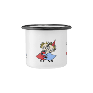 Mumin Emaljmugg - Tofslan och Vifslan, 1,5 dl