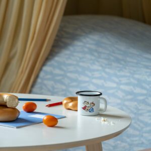 Mumin Emaljmugg - Tofslan och Vifslan, 1,5 dl