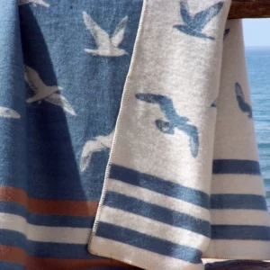 Ullfilt - Fiksmåsar, Blå