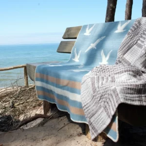 Ullfilt - Fiksmåsar, Blå