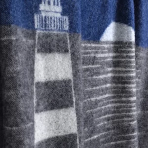 Ullpläd, Fyr vid Havet - 100% Ull