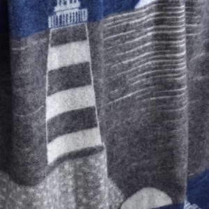 Ullpläd, Fyr vid Havet - 100% Ull