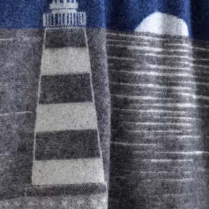 Ullpläd, Fyr vid Havet - 100% Ull