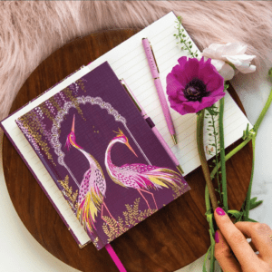 Sara Miller - Anteckningsbok med penna, A6 - Trandans