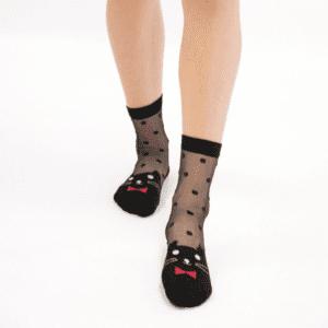 Strumpor Dam - Be a Cat, Svart