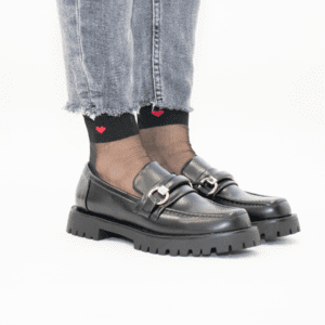 Strumpor Dam - Be my Valentine, svart