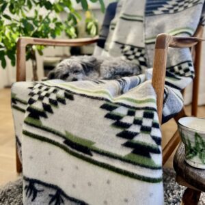 Ullfilt Sundborg, 100% ull - Grön