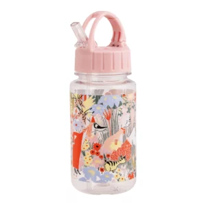 Mumin vattenflaska med sugrör - Smörblomma