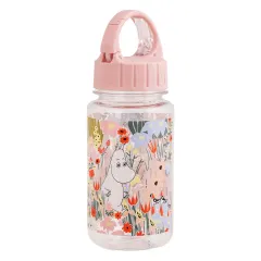 Mumin vattenflaska med sugrör - Smörblomma