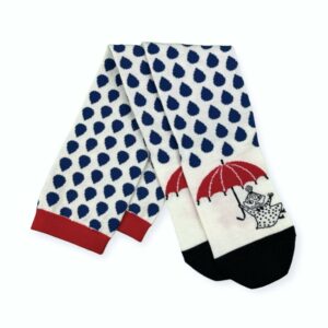 Mumin Knästrumpor i Ull - Lilla My Vattendroppar