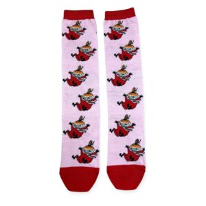 Mumin Knästrumpor i Ull - Lilla My åker kana