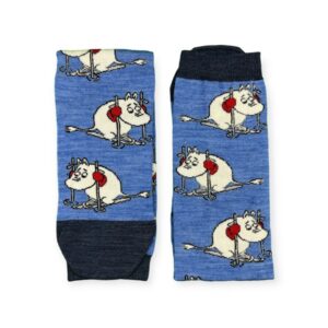 Mumin Knästrumpor i Ull - Mumintrollet