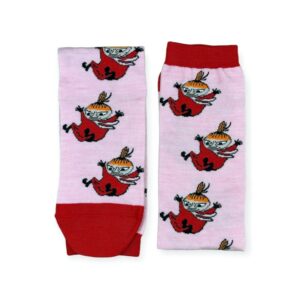 Mumin Knästrumpor i Ull - Lilla My åker kana