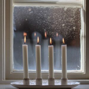 Majas Adventsljusstake Winterheart - Majas Cottage