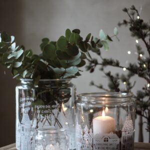 Majas Glasburk. Ljuslykta - Christmas Sweets - Majas Cottage_Lilla Stork